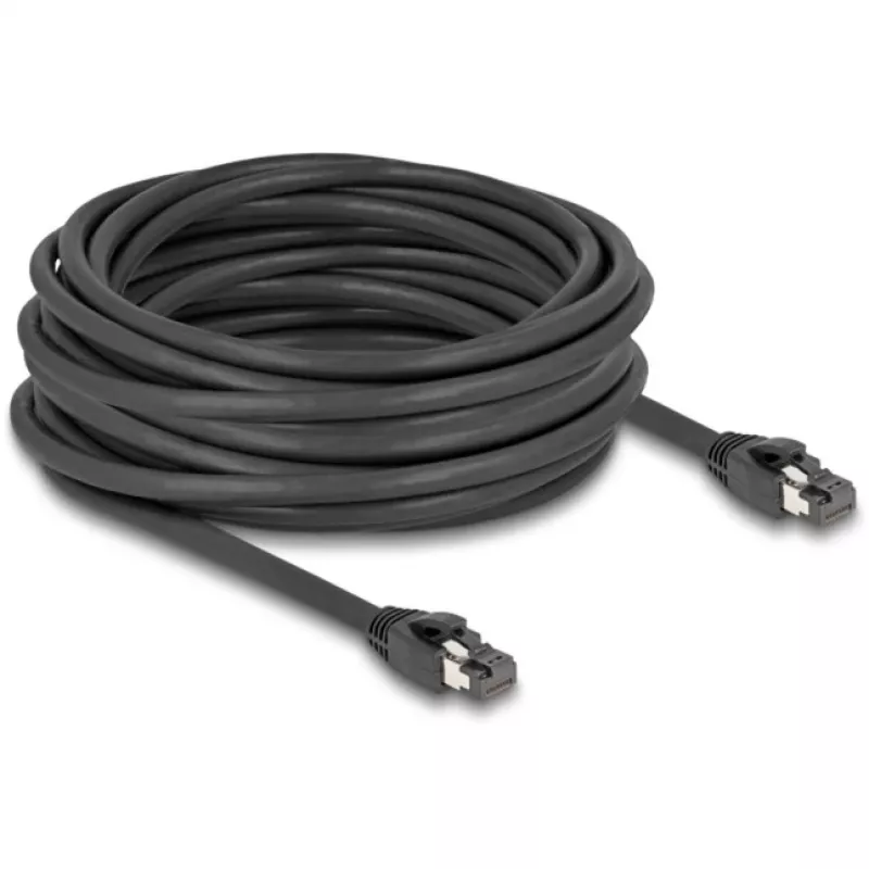 Tinklo kabelis DeLOCK RJ45 Cat.8.1 10 m juodas
