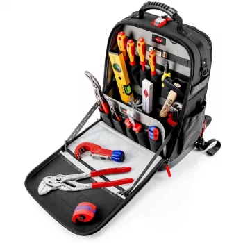 Kuprinės modulis Knipex X18 Sanitarinis patvarios konstrukcijos kompaktiško dydžio, skirtas įrankių laikymui