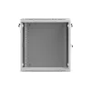Rack mount cabinet 19 12U 600x600 Pilka