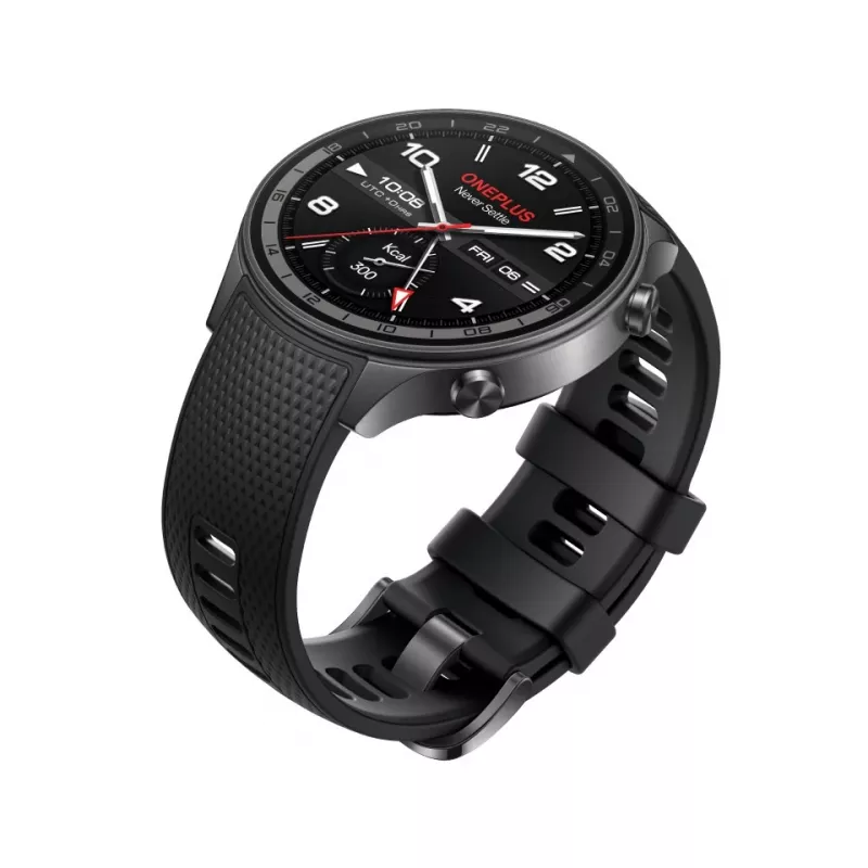 Išmanusis laikrodis ONEPLUS Watch 2R 46 mm AMOLED 1,43 colio 466×466 2 GB RAM 32 GB 500 mAh Pilkas Silikonas/Nerūdijantis plienas Wi‑Fi GPS Wear OS