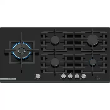 Bosch Serie 8 PRS9A6H40 kaitlentė juoda įmontuojama 90 cm dujinė 5 zonos