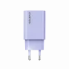 Sieninis įkroviklis CANYON OnCharge 30CL, 30W USB-C PD, 1x PD išvestis, EU kištukas, violetinė
