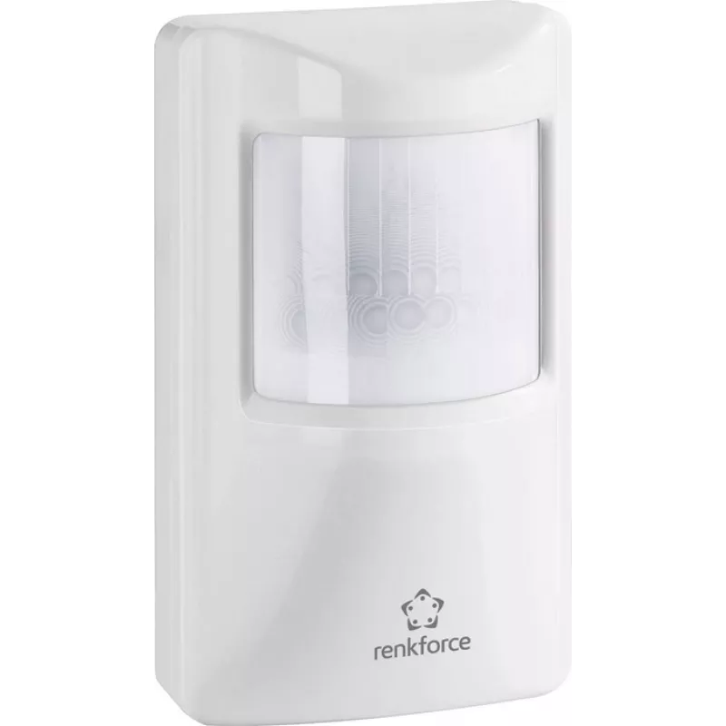 Judesio jutiklis Renkforce 751560, IP44 atsparus oro sąlygoms, aptikimo nuotolis 12 m