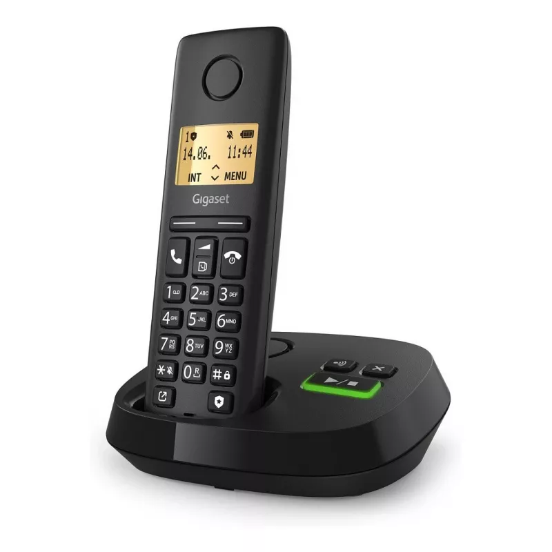 Belaidis telefonas Gigaset PURE 100A su DECT technologija, ilgas baterijos veikimo laikas