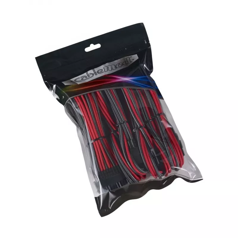 Vidinis maitinimo laidas CableMod CM-PCAB-BKIT-NKCR-3PK-R Carbon Red
