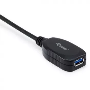 Equip 133347 USB kabelis USB 3.2 Gen 1 (3.1 Gen 1) 10 m USB A Juoda