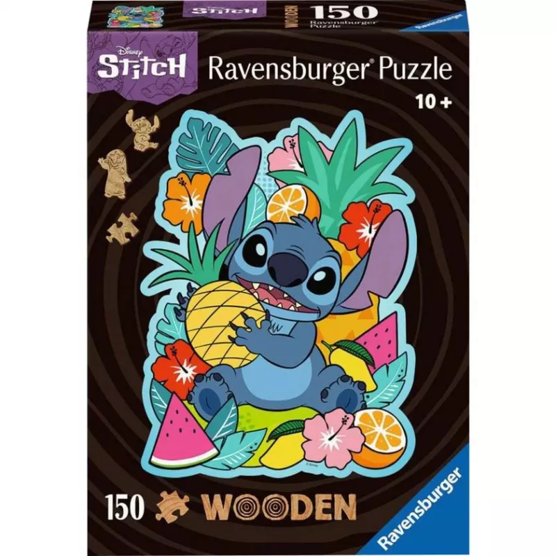 Medinė dėlionė Disney Stitch (150 dalių)