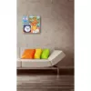 NeXtime klok 8170 Go van Go, 43x43 cm, sieninis, įvairių spalvų