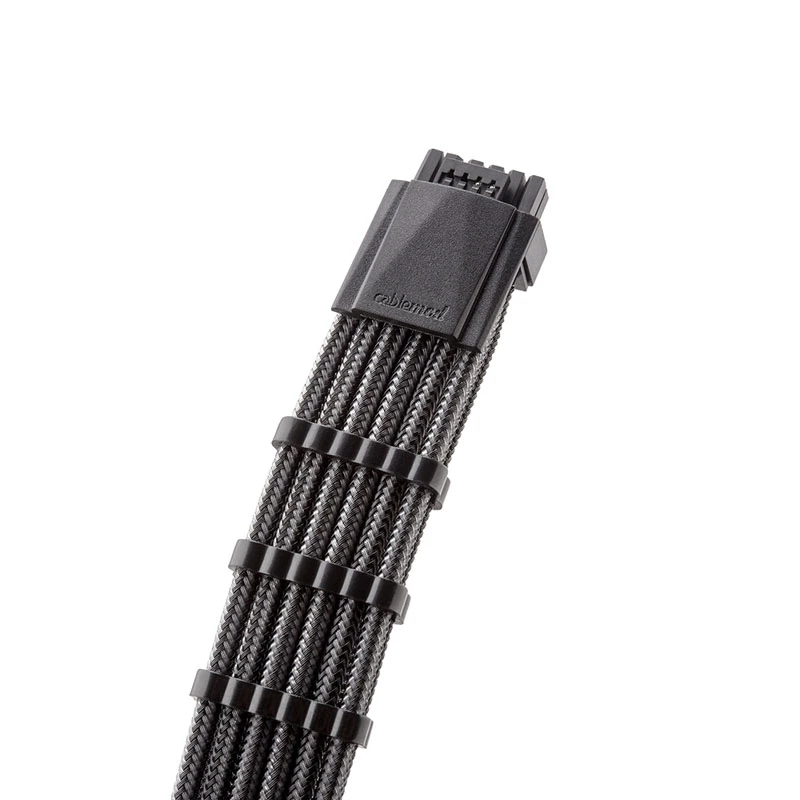 CableMod C-Series Pro ModMesh Sleeved 12VHPWR PCI-e kabelis, skirtas Corsair (anglies, 16 kontaktų į tris 8 kontaktų, 600 mm)