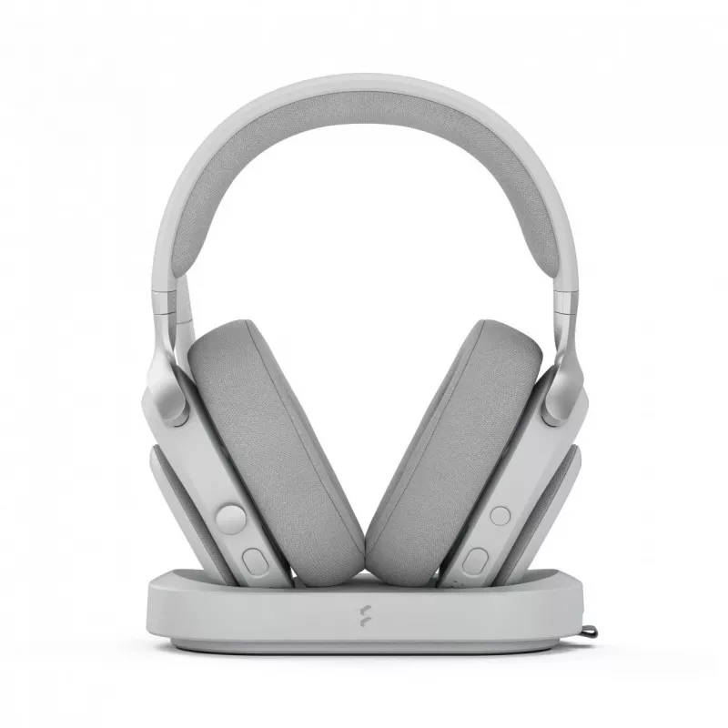 Fractal Design Scape ausinės laidinės ir belaidės, lankeliu, muzikai, įkrovimo stovelis, pilka