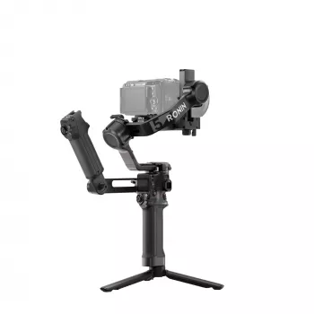 Rankinis kameros stabilizatorius DJI RS 5 combo — aliuminis, 30 h akumuliatorius, 1,46 kg, juodas