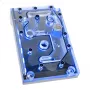 Vandens blokas BitsPower Monoblock, skirtas ASRock X399M Taichi RGB, akrilas/vario, nikeliuotas, 90×142×29,1 mm
