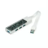 ROLINE mobilus USB 3.2 Gen 1 šakotuvas, 4 prievadų, A ir C tipo jungties kabelis