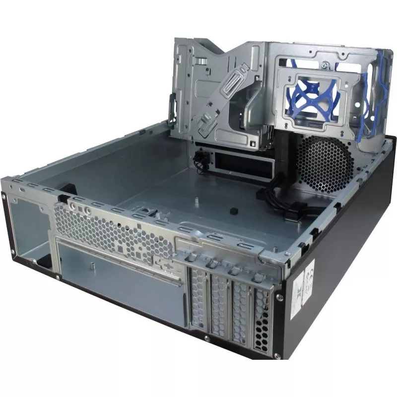Inter-Tech IT-503 - SFF - Mini-ATX - be maitinimo šaltinio (TFX12V) - matinė juoda - USB/Audio (88881270)