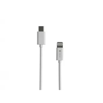 USB laidas Natec USB-C Lightning 1 m Baltas (NKA-2150)