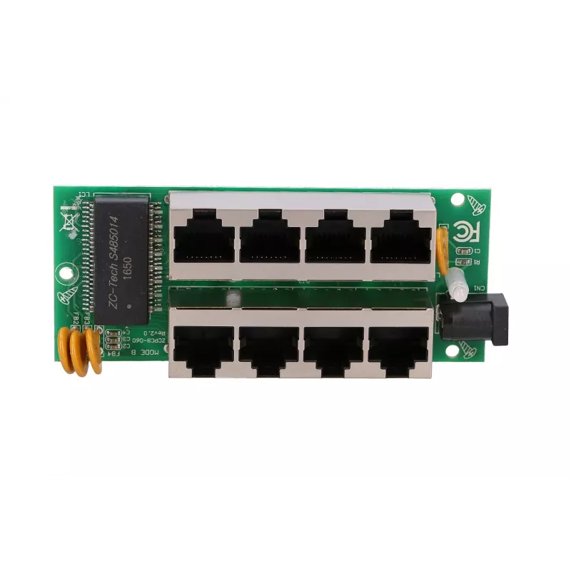 PoE injektorius Extralink Gigabit 4 prievadų, 4x 1000Mb/s RJ45, 48V, mėlynas/juodas