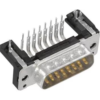 Harting D-SUB kištukinė galvutė 90 ° kontaktų skaičius: 25 Litavimas 09 66 362 6811 1 vnt. (09 66 362 6811)