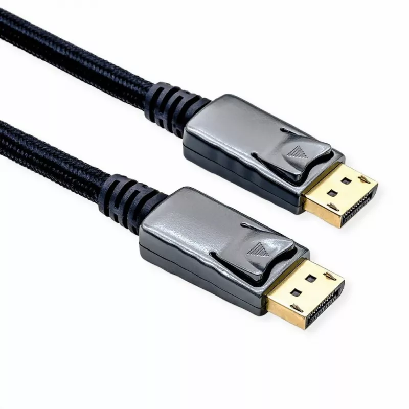 ROLINE 11.04.5866 DisplayPort laidas 1 m Juoda - Sidabrinė (11.04.5866)