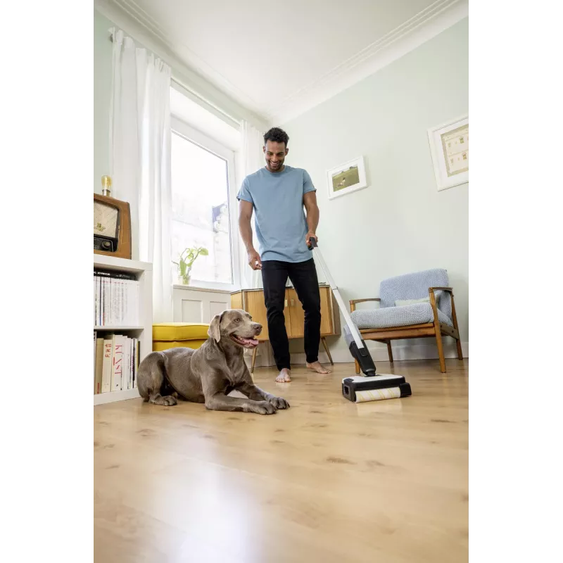 Elektrinė šluota Kärcher FC 2-4, baterija 2,5 Ah, be maišelio, šlapiam ir sausam valymui, 70 m² vienu įkrovimu