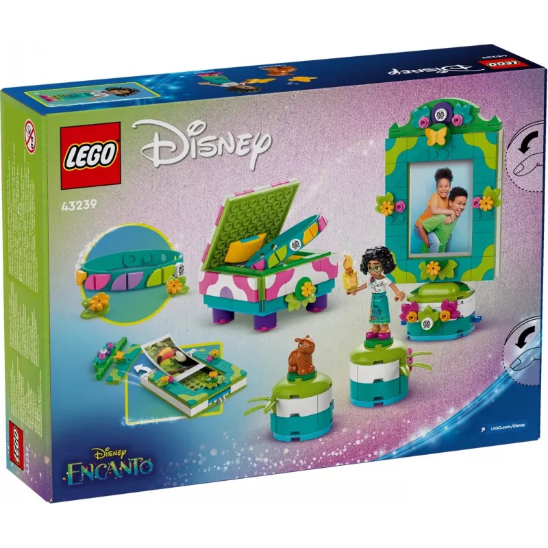 Nuotraukų rėmelis ir papuošalų dėžutė LEGO Disney Classic Mirabel 43239