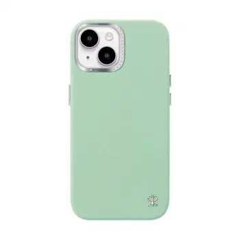 Apsauginis telefono dėklas Joyroom PN-15F1 Starry, skirtas iPhone 15, žalias, plona kasdienė apsauga