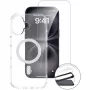 4smarts mobiliojo telefono dėklas kraštas permatomas baltas, skirtas iPhone 17