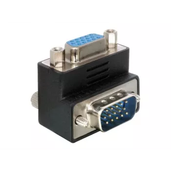 Delock adapteris VGA kištukas / lizdas 90° kampu (65171)