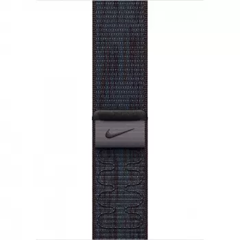 Juosta Apple 46mm Juoda/Mėlyna Nike Sport Loop išmaniajam laikrodžiui