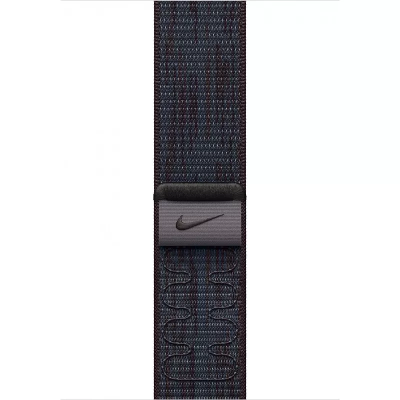 Juosta Apple 46mm Juoda/Mėlyna Nike Sport Loop išmaniajam laikrodžiui