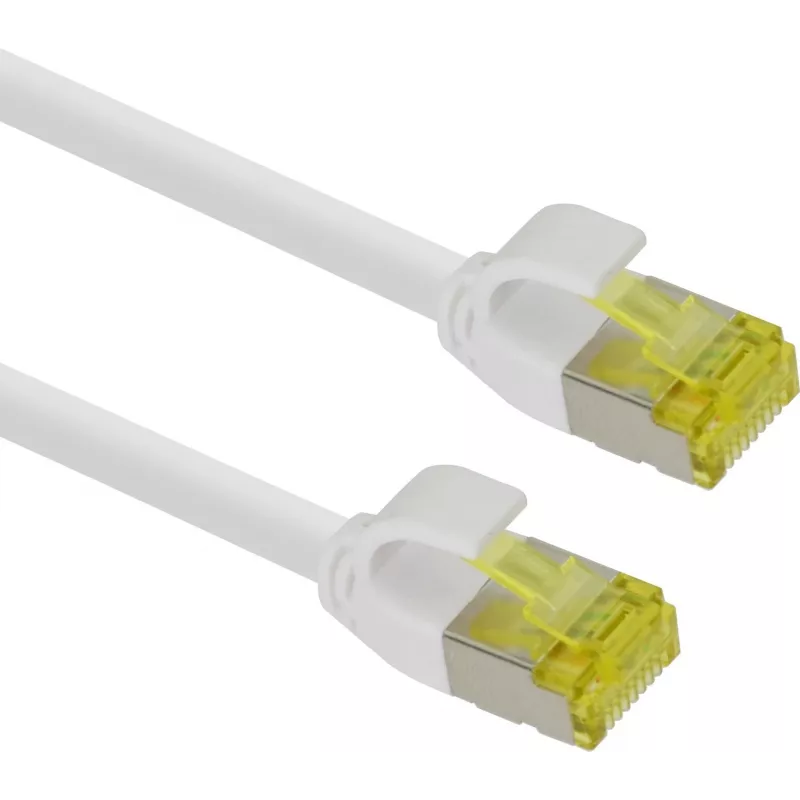 Ethernet komutacinis kabelis helos Ultra plonas 10 m S/FTP Cat6a RJ-45