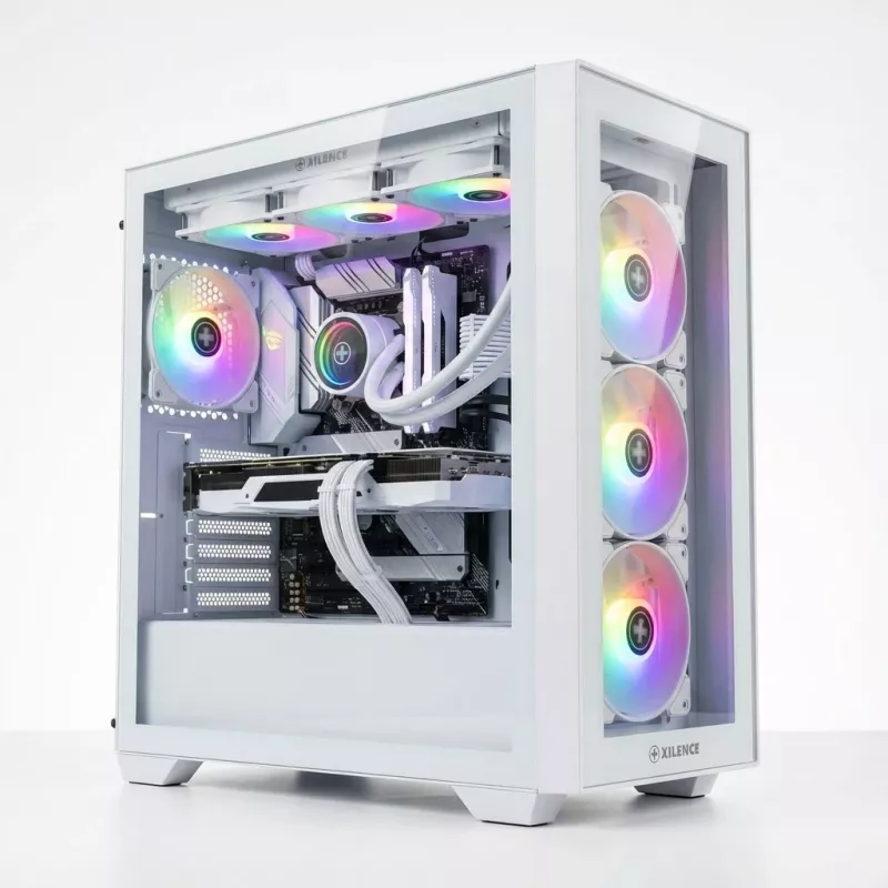 PC Case XILENCE Midi XG179 Flare X909.ARGB — ARGB apšvietimas, modelis X909.ARGB