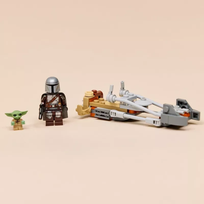 LEGO STAR WARS 75436 Mandaloriečio ir Grogu greitaeigis motociklas