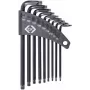 Šešiabriaunių raktų rinkinys c.k tools T4409, 9 dalių L formos šešiabriaunių raktų rinkinys