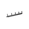 LogiLink kabelių kreipiamoji plokštė skirstomajai spintai - RAL 9005 - 1U - 48,3 cm (19 colių)