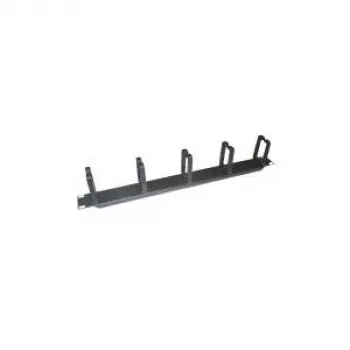 LogiLink kabelių kreipiamoji plokštė skirstomajai spintai - RAL 9005 - 1U - 48,3 cm (19 colių)
