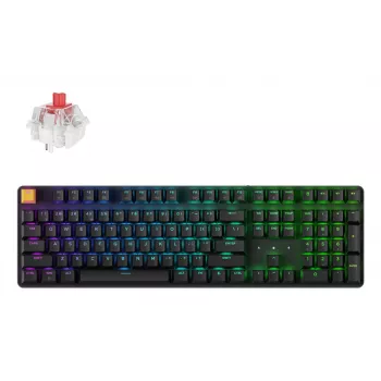 Keychron J5 - US Layout - Super Red Linear - Juoda Wireless klaviatūra