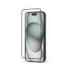 Grūdinto stiklo ekrano apsauga Crong CRG-AB3DAG-IP15 — 9H kietumas, 0,33 mm storis