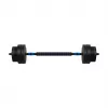 REBEL ACTIVE Reguliuojamas bituminis hantelis su jungtimi 1x20kg