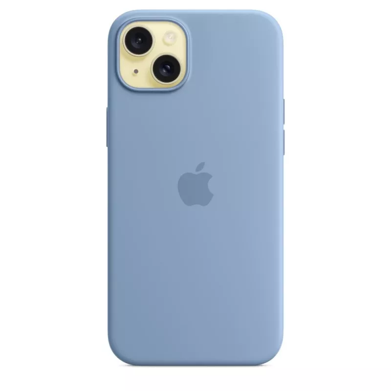 Apple iPhone 15 Plus silikoninis dėklas su MagSafe – Winter Mėlyna