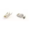 RJ45 jungtys GEMBIRD CAT7 8P8C auksuotos 15µ FTP/SFTP pakuotėje 50 vnt.
