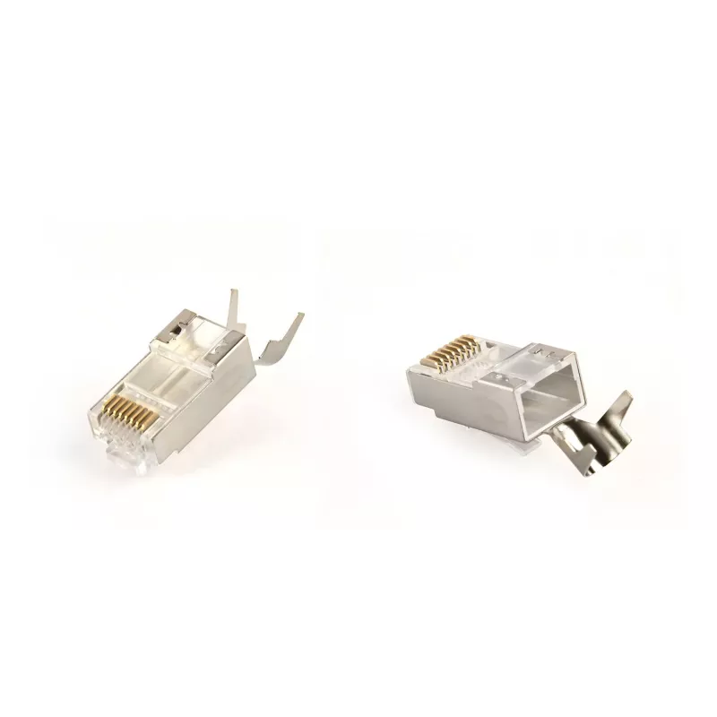 RJ45 jungtys GEMBIRD CAT7 8P8C auksuotos 15µ FTP/SFTP pakuotėje 50 vnt.