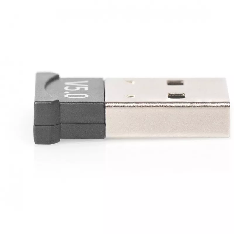 Digitus DN-30211 USB 2.0 adapteris, juodas, plastikinis, kompaktiškas dizainas