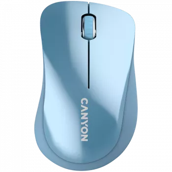 CANYON MW-11, 2,4 GHz belaidė pelė, su 3 mygtukais, 1200 DPI, Baterija: AAA*2 vnt., Mėlyna 67*109*38 mm 0,063 kg