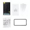 Grūdinto stiklo ekrano apsauga Baseus Crystal, skirta iPhone 14 Pro Max, 0,3 mm, atspari dulkėms, 2 vnt. pakuotėje