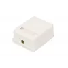 Extralink paviršinis lizdas, 1x RJ45 CAT5E UTP