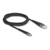 “DeLOCK” USB laidas USB 2.0 2 m USB A USB C juodas 81122