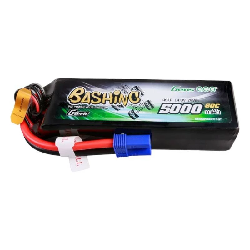 Baterija Gens ace G-Tech 5000mAh 14.8V 4S1P 60C LiPo pakuotė