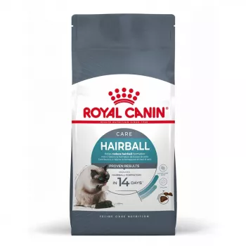 Royal Canin Hairball Care sausas kačių maistas, 10 kg — suaugusioms katėms skirta formulė, kukurūzai ir paukštiena