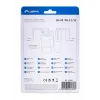 PoE testeris LANBERG NT-0402 — PoE tinklo kabelių testeris su RJ-45/RJ-11 palaikymu, LED indikatoriais, maitinimo LED, įjungimo/išjungimo jungikliu