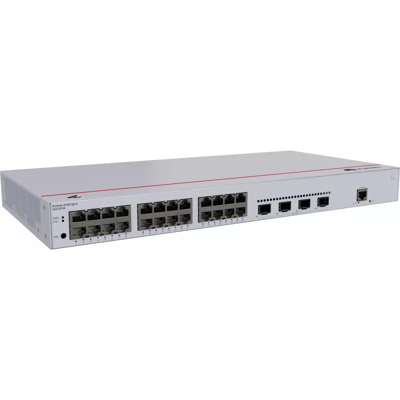 HUAWEI eKit S220 serijos S220-24T4X valdomas L2 Gigabit Ethernet (10/100/1000) 1U pilkas